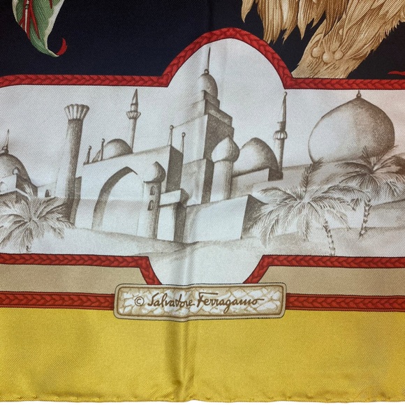 Authentic Salvatore Ferragamo Silk Scarf - Picture 3 of 5
